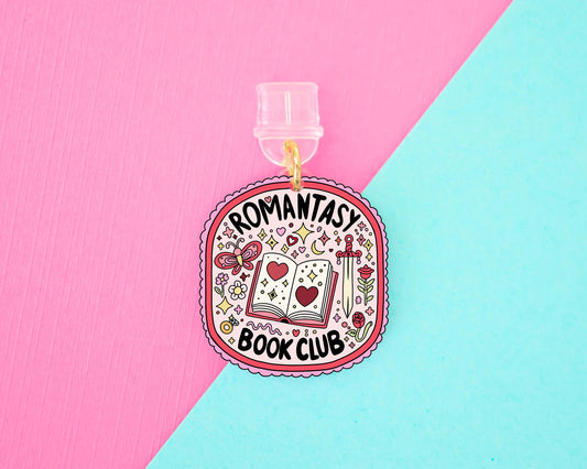 Romantasy Book Club E-Reader Charm, Dust Plug Phone Charm