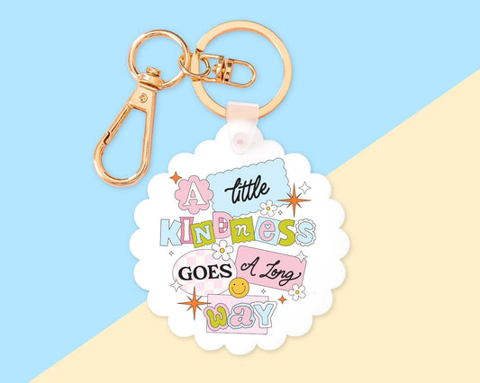 Kindness Key Chain Key Ring With Clip