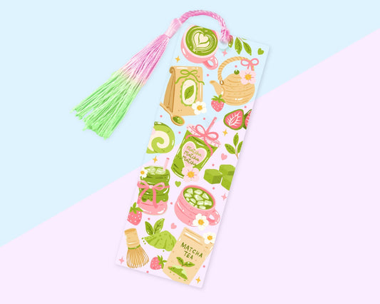 Matcha Lover Acrylic Bookmark