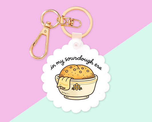 Sourdough Key Chain With Clip