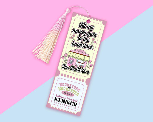 Bookstore Ticket Acrylic Bookmark