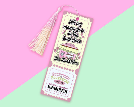 Bookstore Ticket Acrylic Bookmark