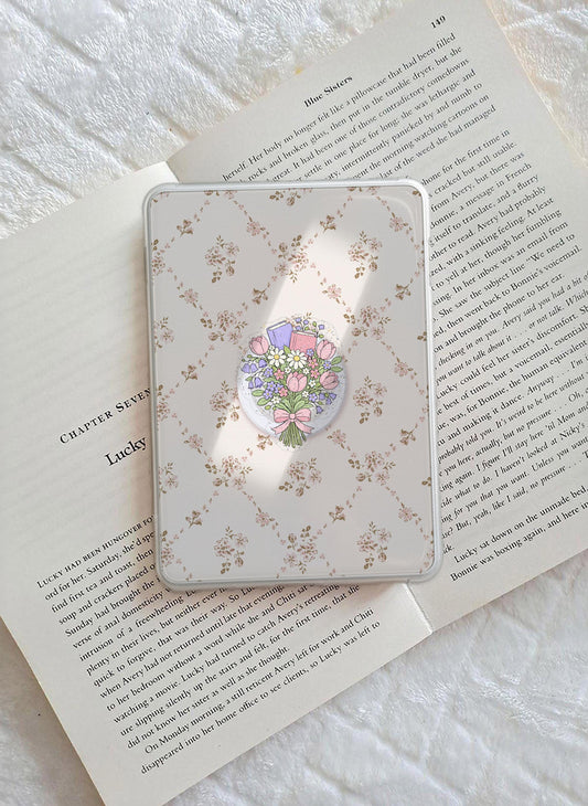 Glitter Book Bouquet Phone Grip Magnetic E-Reader Grip For Kindle