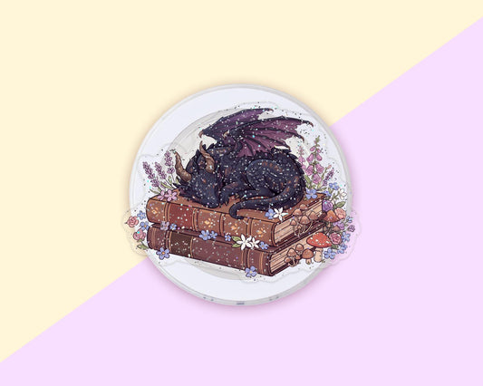 Glitter Dragon Books Phone Grip Magnetic E-Reader Grip For Kindle