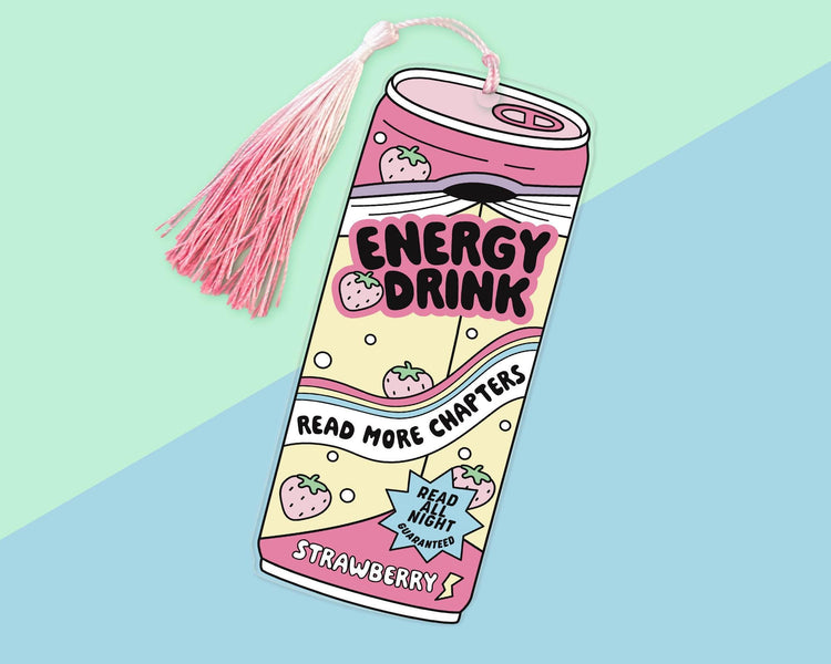 Bookish Energy Acrylic Bookmark