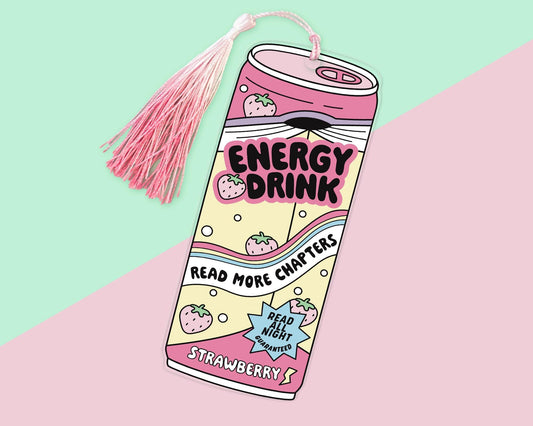 Bookish Energy Acrylic Bookmark