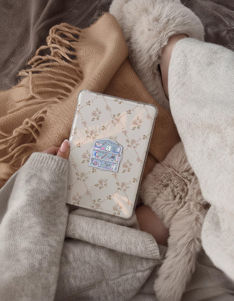 Glitter Hockey Romance Bookshelf Phone Grip Magnetic E-Reader Grip For Kindle