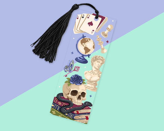 Dark Academia Acrylic Bookmark