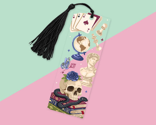 Dark Academia Acrylic Bookmark