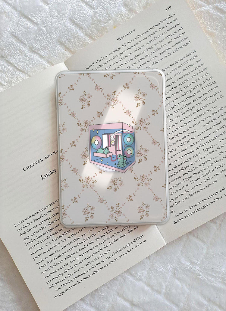 Glitter Computer Frog Phone Grip Magnetic E-Reader Grip For Kindle