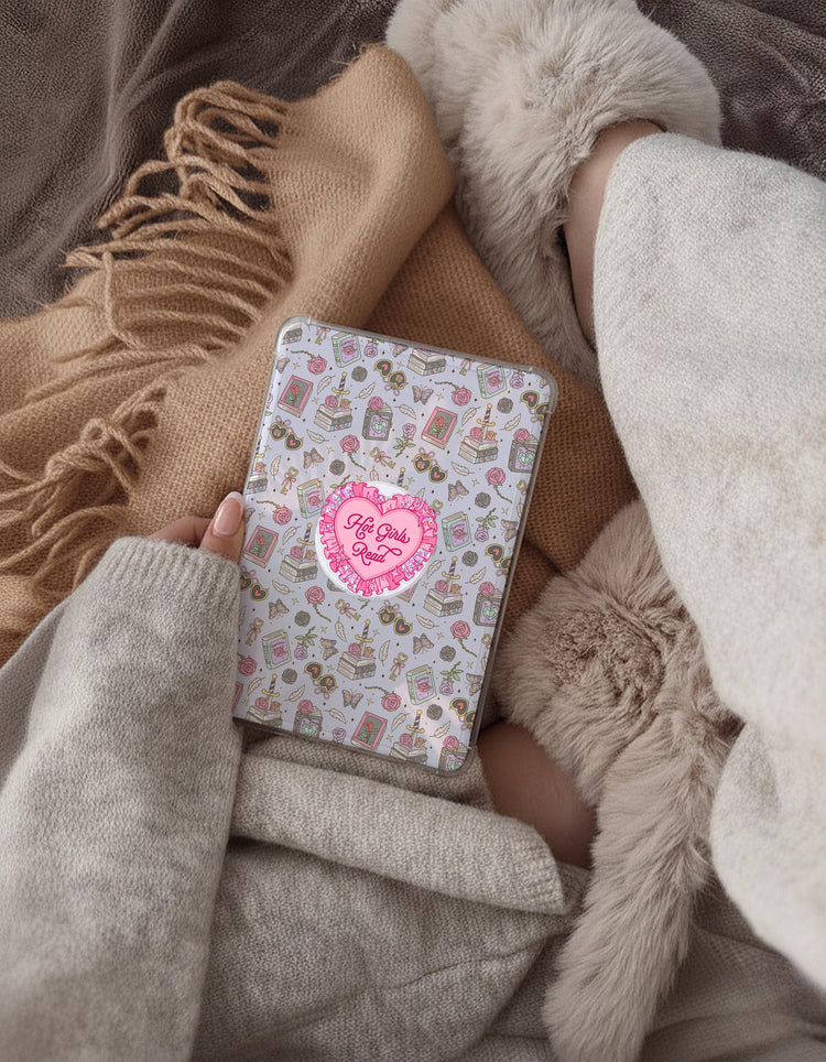 Glitter Hot Girls Read Phone Grip Magnetic E-Reader Grip For Kindle