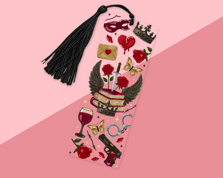 Dark Romance Acrylic Bookmark