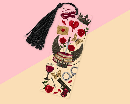 Dark Romance Acrylic Bookmark