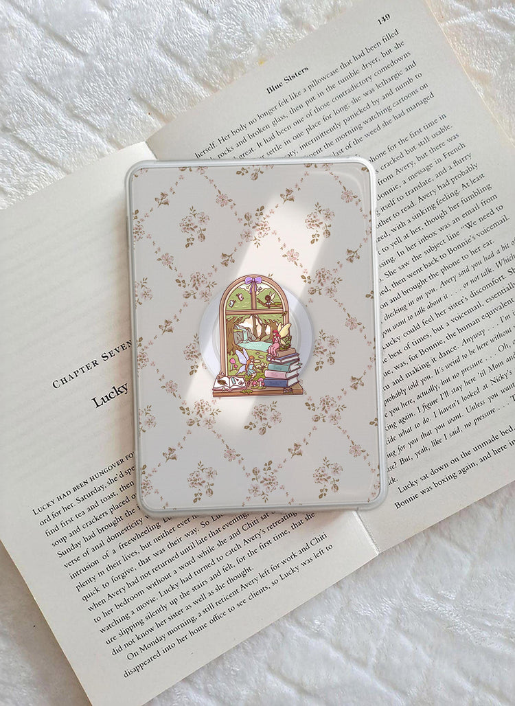 Glitter Fairy Window Phone Grip Magnetic E-Reader Grip For Kindle