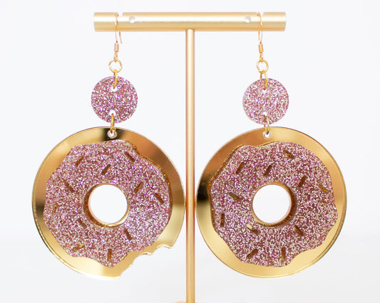 Donut Mismatched Acrylic Earrings