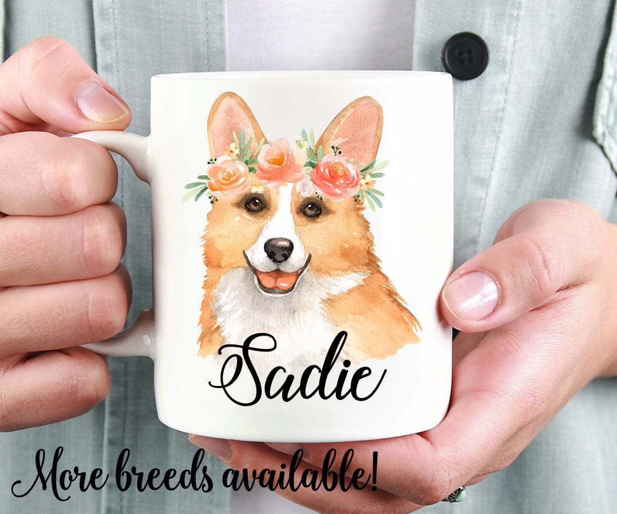 Personalized Name Dog Mug Pet Owner Gift
