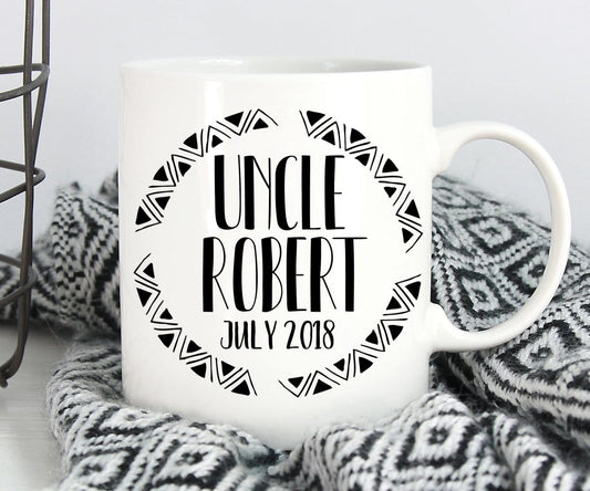 Personalized Uncle Pregnancy Reveal Mug