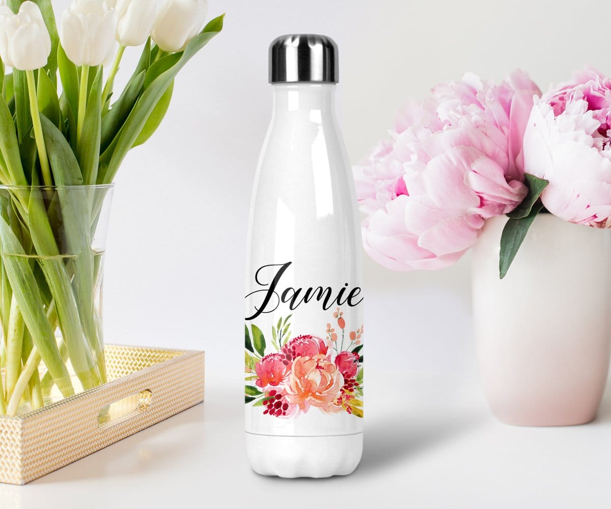 Custom Bridesmaid Gift For Autumn Weddings Stainless Steel Water Bottle