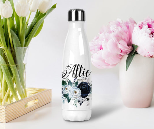 Custom Bridesmaid Gift For Winter Weddings Water Bottle