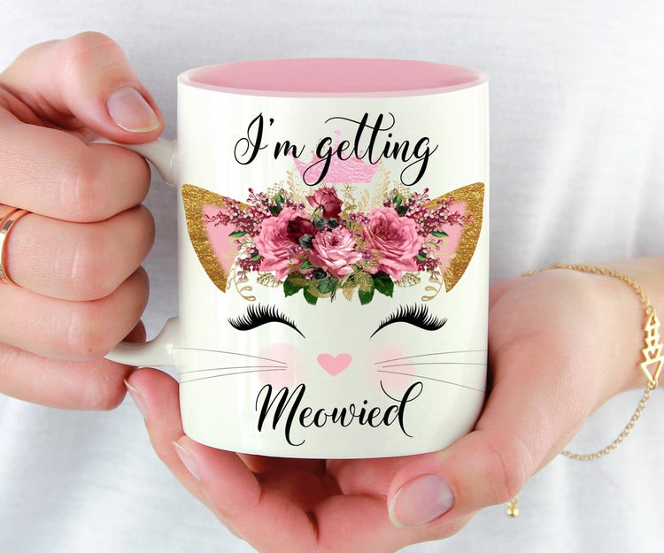 I'm Getting Meowied Engagement Announcement Mug