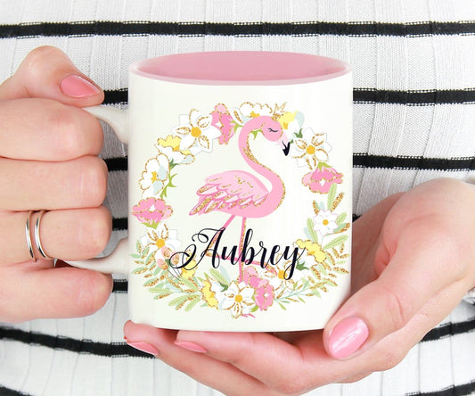 Flamingo Lover Gift Personalized Mug