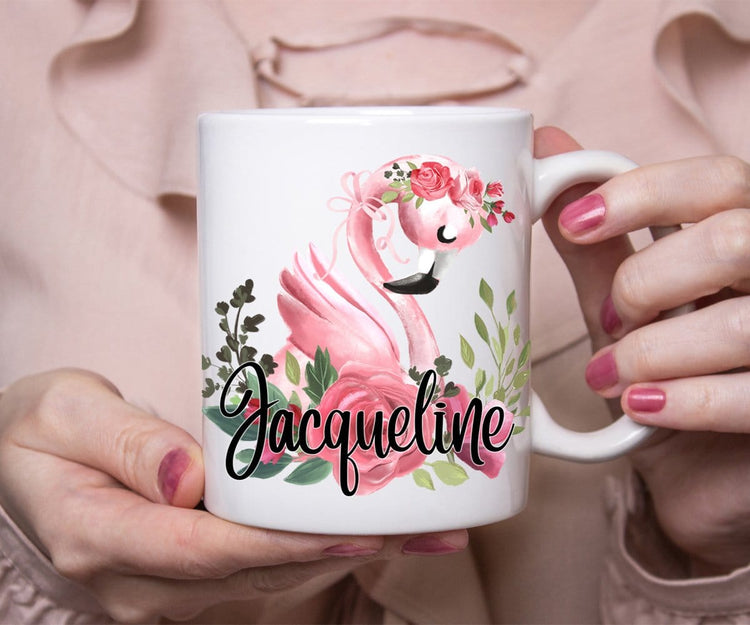 Flamingo Gift Personalized Coffee Mug