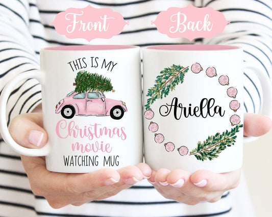 This Is My Christmas Movie Watching Mug Personalized