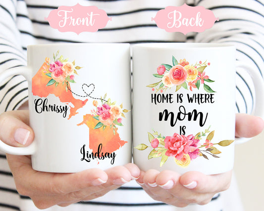 Home Is Where Mom Is Long Distance Mug