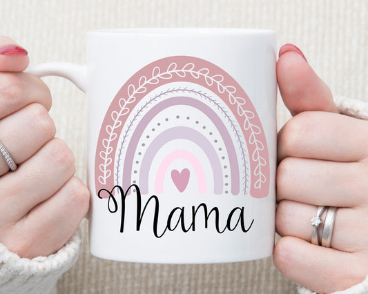 Mama Boho Rainbow Mug