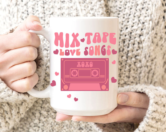 Mix Tape Love Songs Coffee Mug