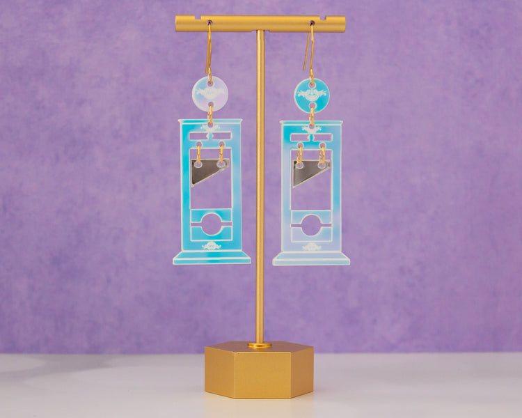 Guillotine Holographic Earrings