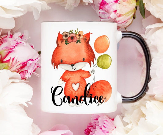 Fox Mugs Personalized Couple Gift Set