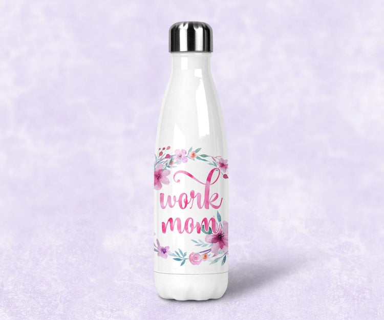 Work Mom Stainless Steel Water Bottle With Lid