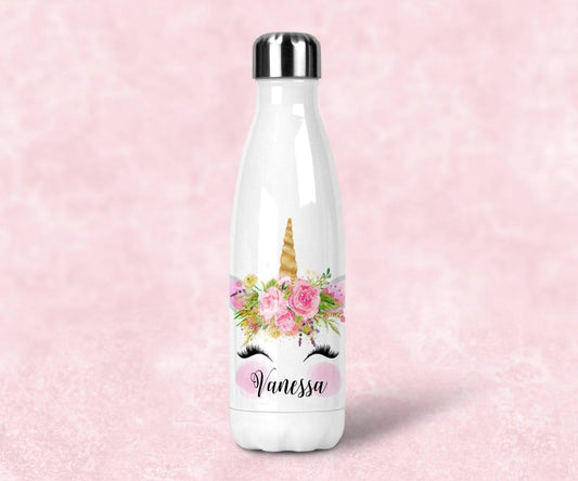 Unicorn Gifts Women Personalized Water Bottle