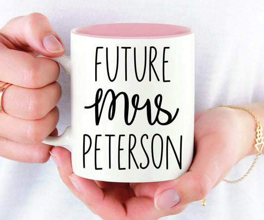 Custom Future Mrs Pink Mug
