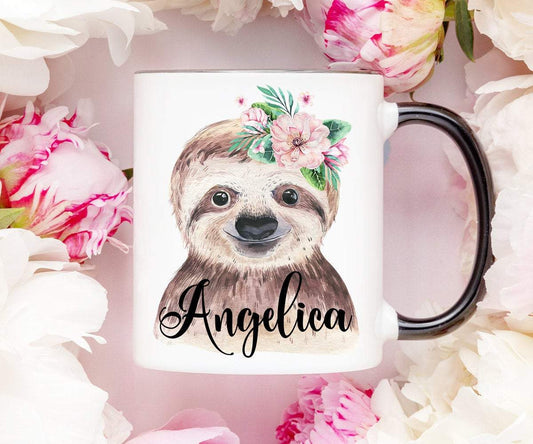 Personalized Sloth Mug Coffee Mug