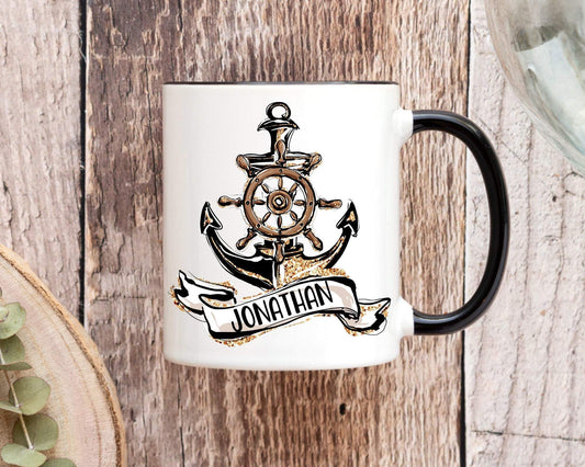 Personalized Nautical Mug For Men