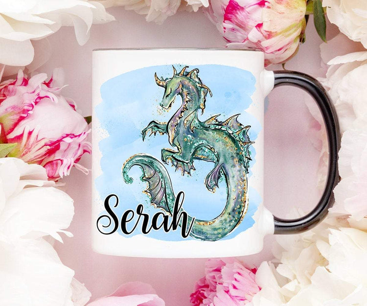 Personalized Dragon Coffee Mug